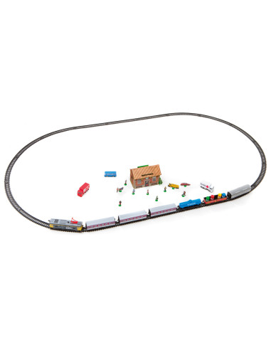 Trenulet electric calatori si marfa DOBLE TREN,SE8412514009004