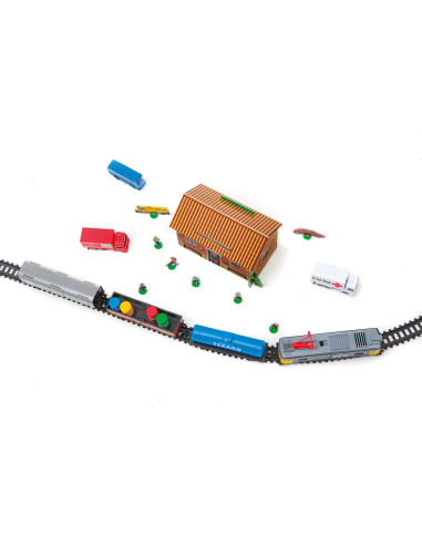 Trenulet electric calatori si marfa DOBLE TREN,SE8412514009004