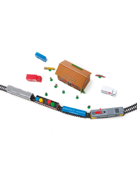 Trenulet electric calatori si marfa DOBLE TREN,SE8412514009004