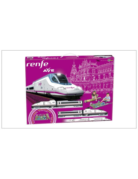 Trenulet electric High Speed RENFE cu statie, tunel si