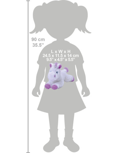 Unicorn Ecokins - Jucarie Plus Wild Republic 20 cm,WR24814