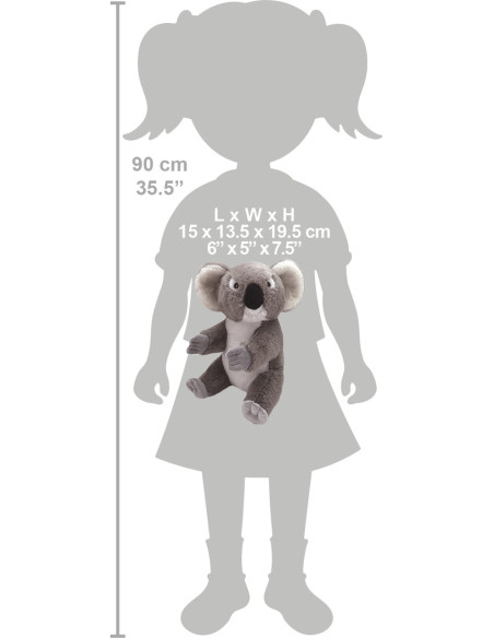 Urs Koala Ecokins - Jucarie Plus Wild Republic 20 cm,WR25185