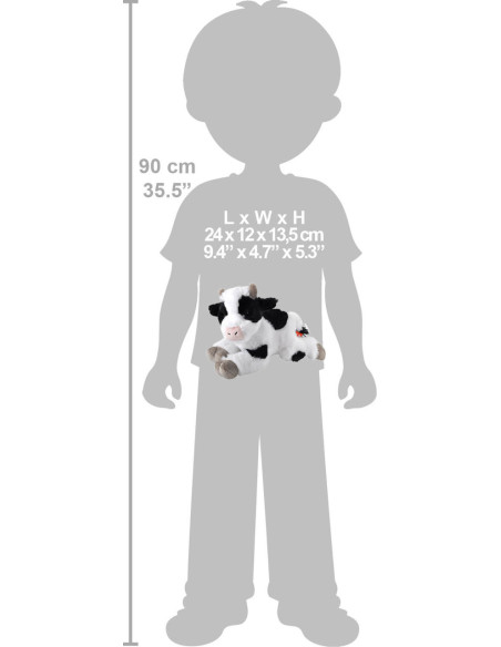 Vacuta Ecokins - Jucarie Plus Wild Republic 20 cm,WR26447