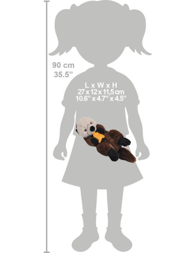 Vidra de mare Ecokins - Jucarie Plus Wild Republic 20 cm,WR25222