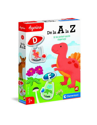 1024-50751,Agerino Puzzle De La A La Z In Limba Romana