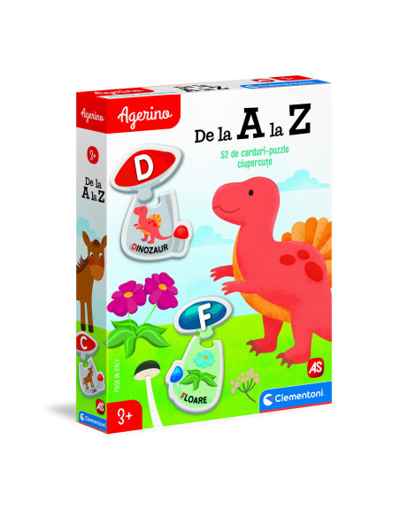 1024-50751,Agerino Puzzle De La A La Z In Limba Romana