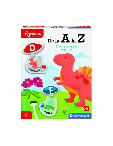 1024-50751,Agerino Puzzle De La A La Z In Limba Romana