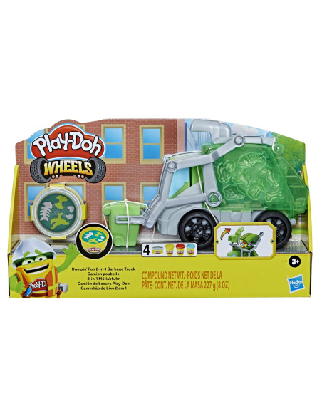 F5173,Playdoh Camion Gunoi 2 In 1