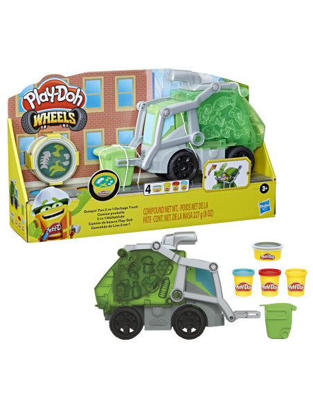 F5173,Playdoh Camion Gunoi 2 In 1