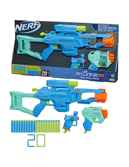 F6146,Nerf Set 3 Blastere Elite 2.0 Tactical Pack