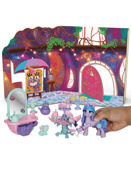 F6112,My Little Pony Izzy Moonbow Petrecerea Cu Ceai A Unicornilor