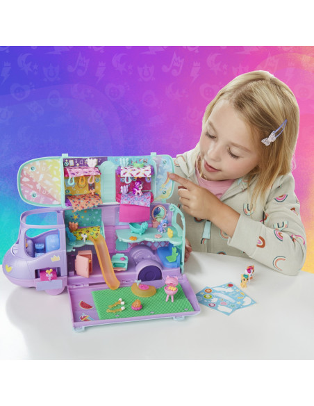 F7650,My Little Pony Mini World Magic Mare Stream Camioneta Magica