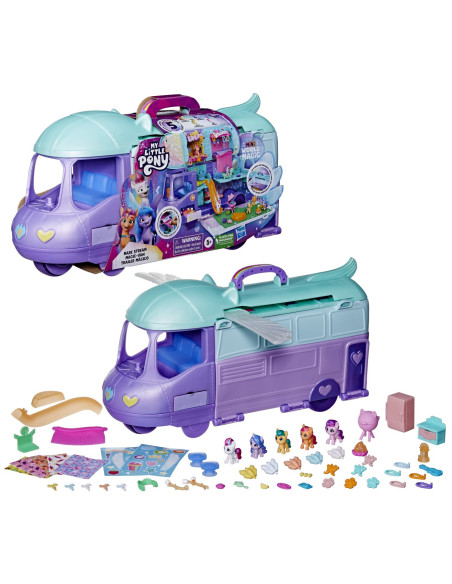 F7650,My Little Pony Mini World Magic Mare Stream Camioneta Magica