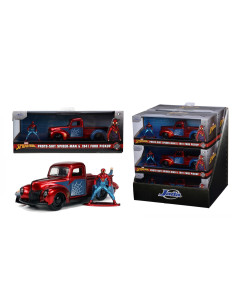 253223016,Jada Marvel Set Masinuta Metalica Ford Pick Up Scara 1:32 Si Figurina Metalica Spider Man