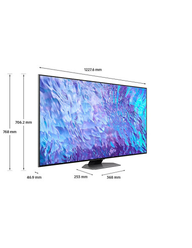 QE55Q80C,Televizor Samsung QLED 55Q80C, 138 cm, Smart, 4K Ultra HD, 100Hz