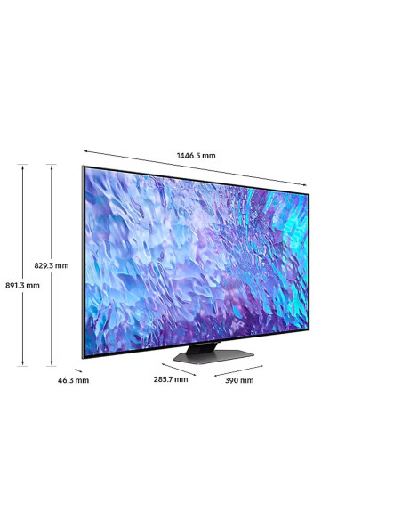 QE65Q80C,Televizor Samsung QLED 65Q80C, 163 cm, Smart, 4K Ultra HD, 100Hz