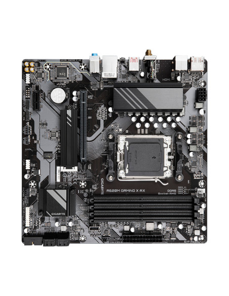 A620M GAMING X AX,Placa de baza Gigabyte A620M GAMING X AX AM5, 4x DDR5, 1x DisplayPort, 1x HDMI, 1x PCIe x16, 1x PCIe x1, 1x M.