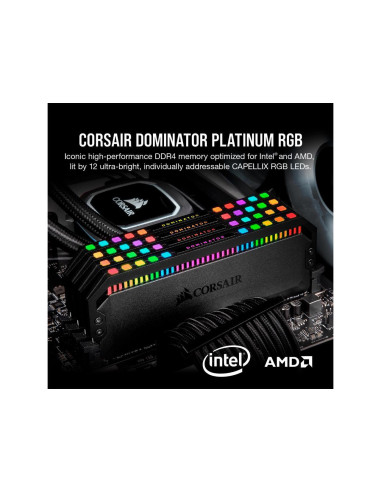 CMT32GX5M2B6000C30,Memorie RAM DIMM Corsair DOMINATOR PLATINUM 32GB(2x16) 6000MHz DDR5 C30, XMP