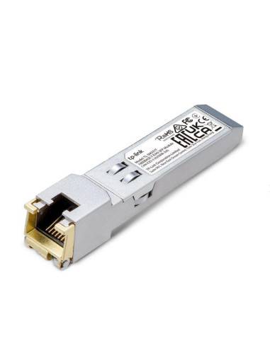 TL-SM331T,Modul SFP TP-Link, 1000BASE-T RJ45 TL-SM331T, Standarde si protocoale: IEEE 802.3-2002, Lungime max cablu: 100m, Data 