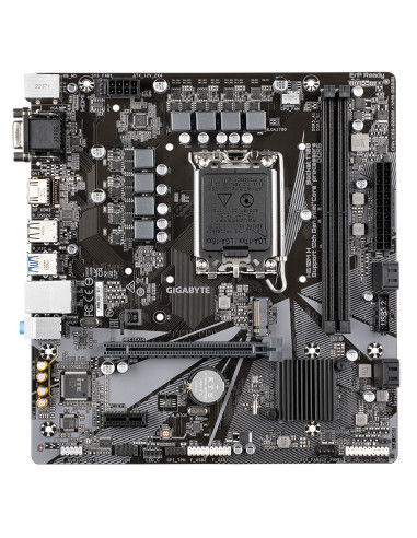 H610M H,Placa de baza Gigabyte H610M H LGA1700, 2xDDR5, 1xD-Sub, 1xHDMI, 1xPCIex16, 1xPCIex1, 1xM.2, 4xSATA 6Gps, Micro