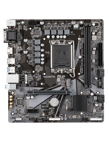H610M H,Placa de baza Gigabyte H610M H LGA1700, 2xDDR5, 1xD-Sub, 1xHDMI, 1xPCIex16, 1xPCIex1, 1xM.2, 4xSATA 6Gps, Micro