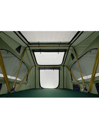 TA901301,Cort auto cu prindere pe plafon, Thule, Kukenam, 3 persoane, Olive Green