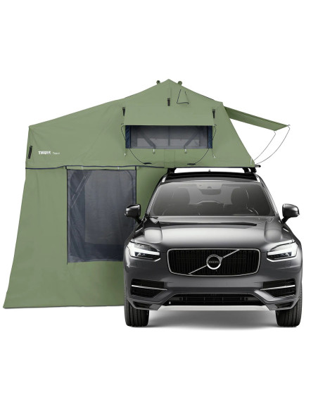 TA901401,Cort auto cu prindere pe plafon, Thule, Autana, 3 persoane, cu anexa inclusa, Olive Green