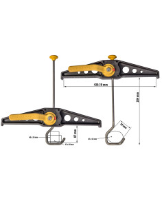 RAS21,Suport fixare scara, Rhino, Safe Clamp, RAS21, set de 2 buc. 2