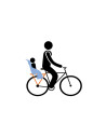 TA12080213,Scaun pentru copii, cu montare pe bicicleta in spate - Thule Yepp Nexxt Maxi Rack mounted, Snow White