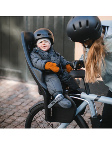 TA12021305,Scaun pentru copii, cu montare pe bicicleta in spate - Thule Yepp 2 Maxi Frame mounted, Agave