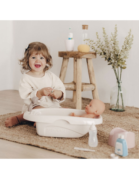 S7600220366,Set Smoby Baby Nurse cadita, olita si accesorii pentru papusi