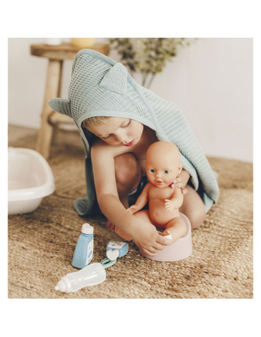 S7600220366,Set Smoby Baby Nurse cadita, olita si accesorii pentru papusi