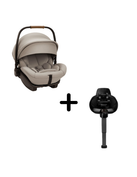 BB-CS11300HAZGLSET,Nuna - Set scoica auto i-size ARRA Next Hazelwood + Baza isofix BASE next i-Size pentru ARRA next, testata AD