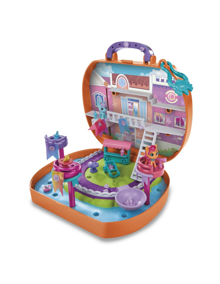 F3876_F5248,My Little Pony Mini World Magic Set De Joaca Compact Creation Maretime Bay
