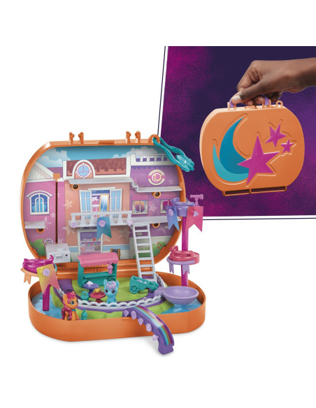 F3876_F5248,My Little Pony Mini World Magic Set De Joaca Compact Creation Maretime Bay