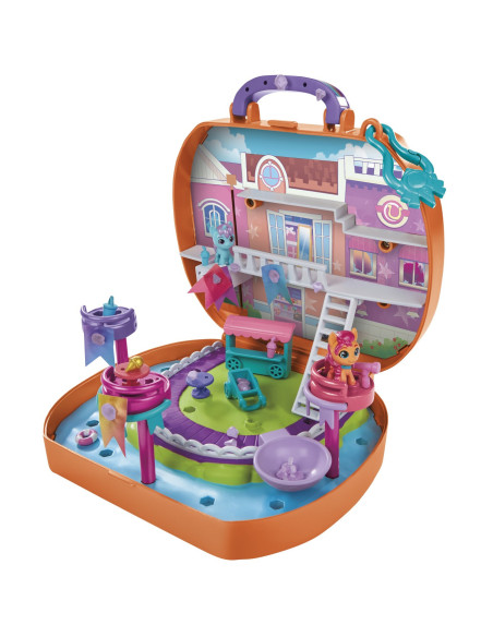 F3876_F5248,My Little Pony Mini World Magic Set De Joaca Compact Creation Maretime Bay