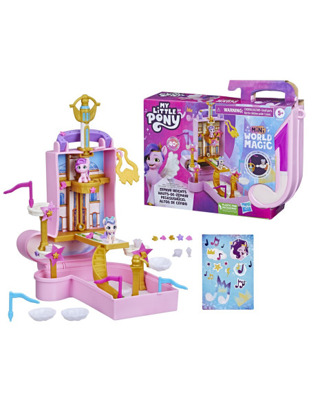 F3876_F5247,My Little Pony Mini World Magic Set De Joaca Compact Creation Zephyr Heights
