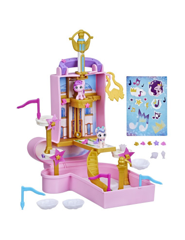 F3876_F5247,My Little Pony Mini World Magic Set De Joaca Compact Creation Zephyr Heights