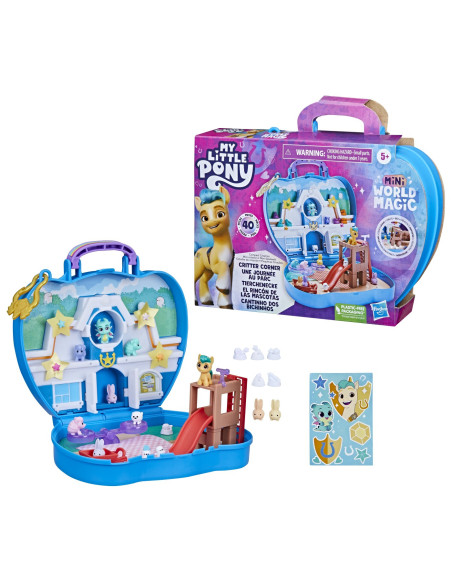 F3876_F6440,My Little Pony Mini World Magic Set De Joaca Compact Creation Critter Corner