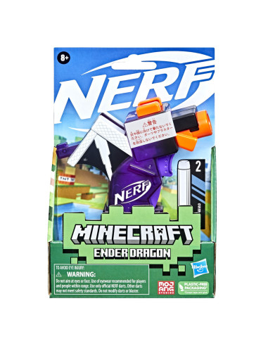 F4417_F4423,Nerf Blaster Minecraft Microshots Ender Dragon
