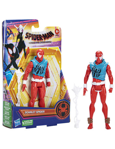 F3730_F6163,Spiderman Verse Figurina Scarlet Spider 15cm
