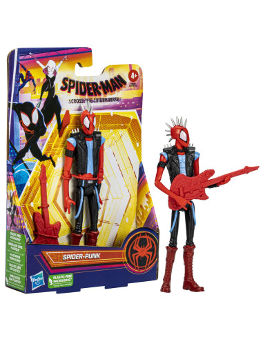 F3730_F5642,Spiderman Verse Figurina Spider-punk 15cm