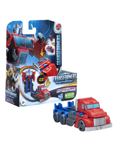 F6229_F6716,Transformers 7 Earthspark Figurina Transformabila Optimus Prime 6cm