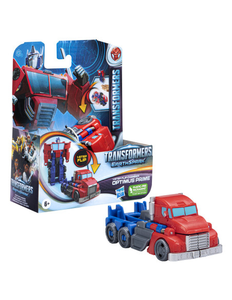 F6229_F6716,Transformers 7 Earthspark Figurina Transformabila Optimus Prime 6cm