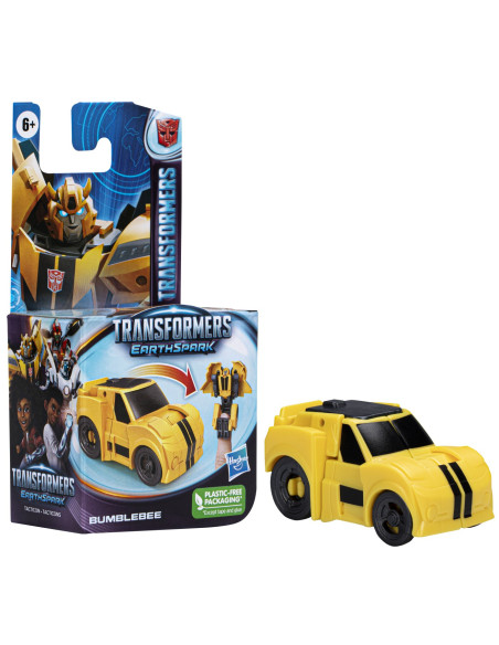 F6228_F6710,Transformers 7 Earthspark Tacticon Figurina Transformabila Bumblebee 6.5cm