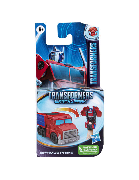 F6228_F6709,Transformers 7 Earthspark Tacticon Figurina Transformabila Optimus Prime 6.5cm