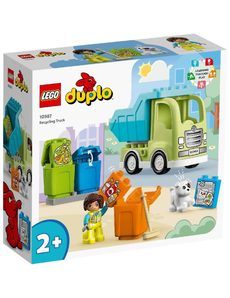 10987,Lego Duplo Camion De Reciclare 10987