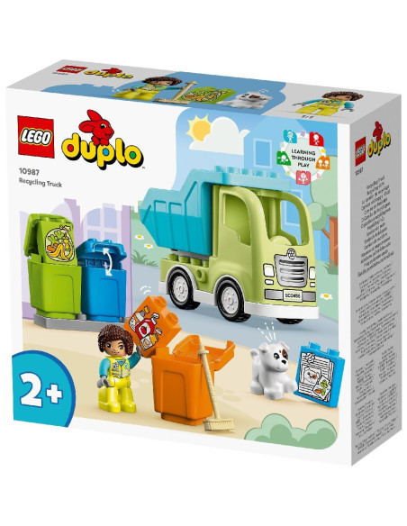10987,Lego Duplo Camion De Reciclare 10987