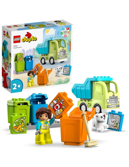 10987,Lego Duplo Camion De Reciclare 10987
