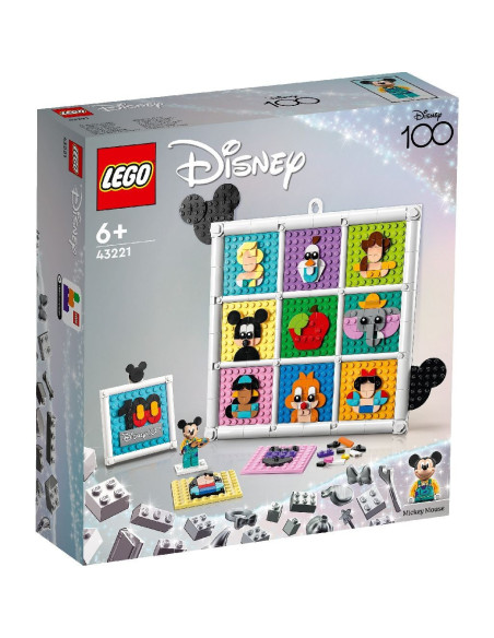 43221,Lego Disney Classic 100 De Ani De Figuri Emblematice De Animatie Disney 43221